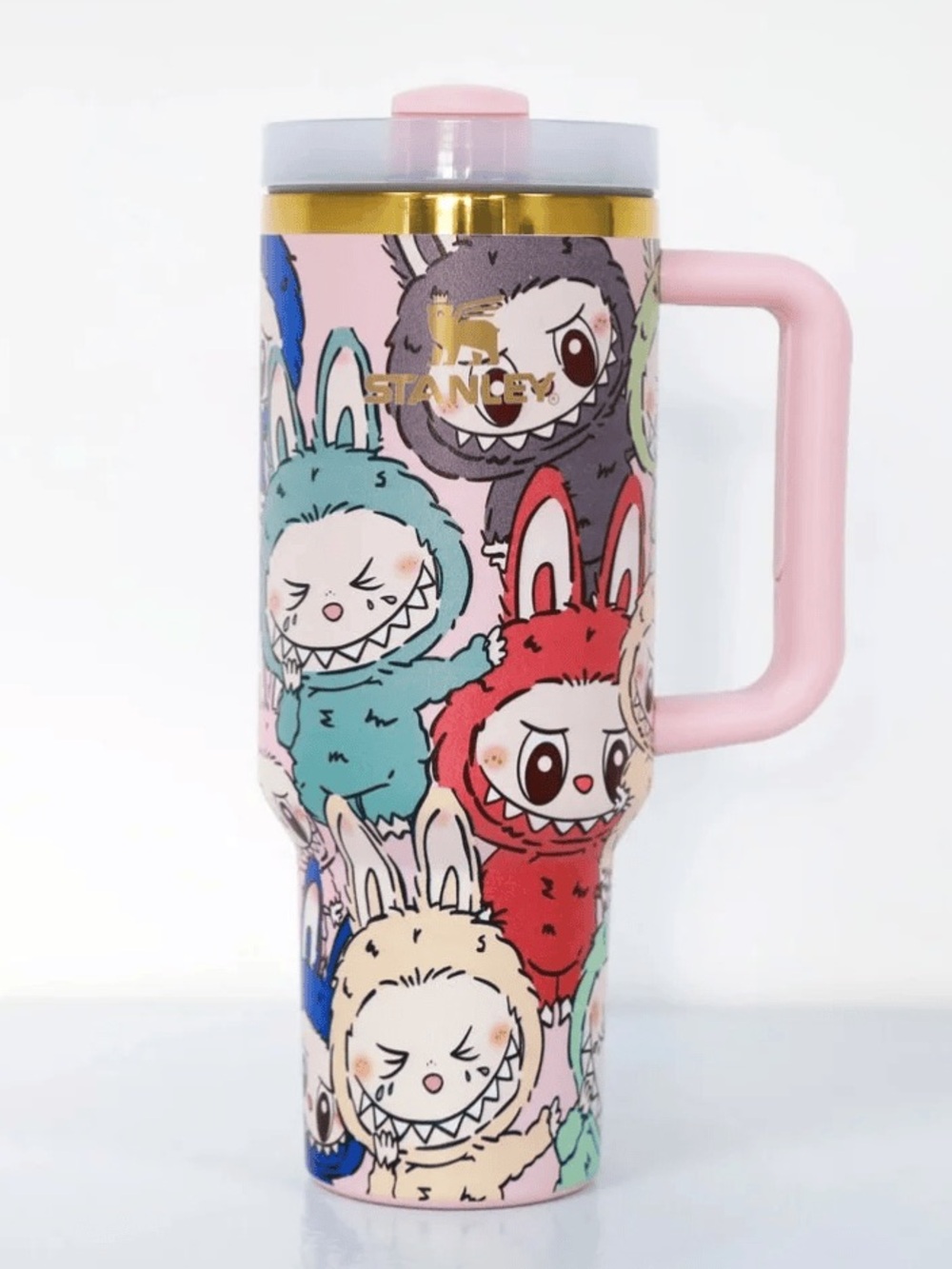 Stanley x Labubu x LoveShackFancy Limited Collab 40oz Tumbler NEW w/ Dustbag!